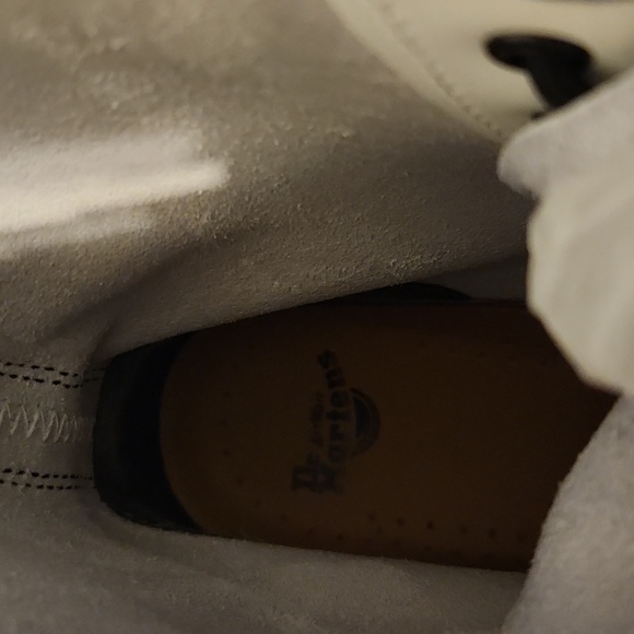 DR. MARTEN'S 1460 BOOTS SMOOTH LEATHER Women's White Boots Size 10. - Picture 8 of 12